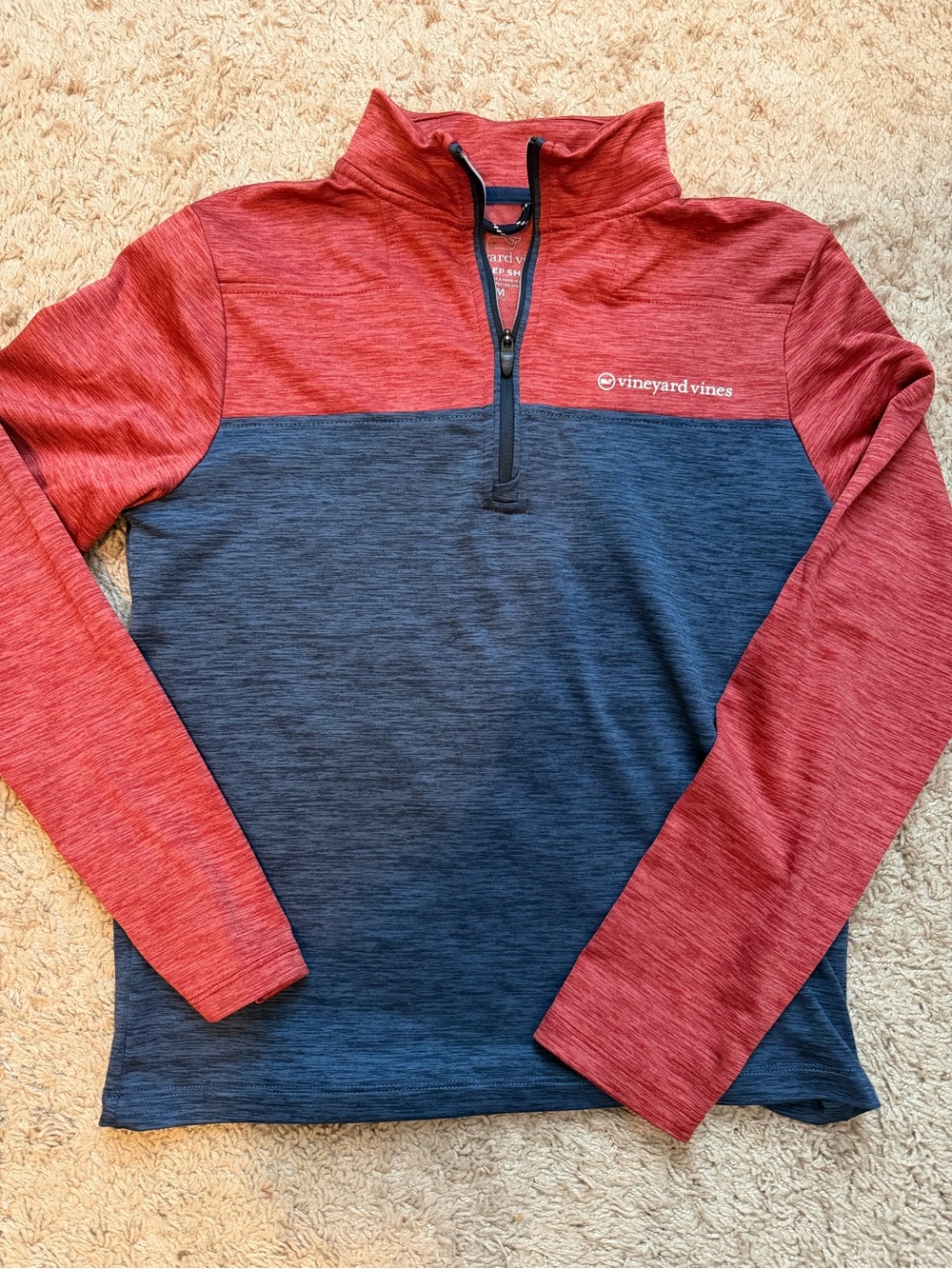 Boys Vineyard Vines Colorblock Performance Shep Shirt - Picture 1 of 4